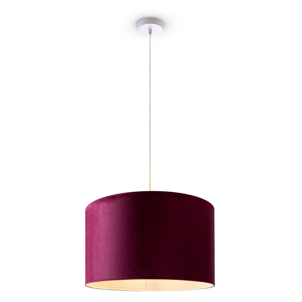 PENDELLEUCHTE Hugo Pd1 - Weiß, Metall (45.5/45.5/28cm) - Paco Home