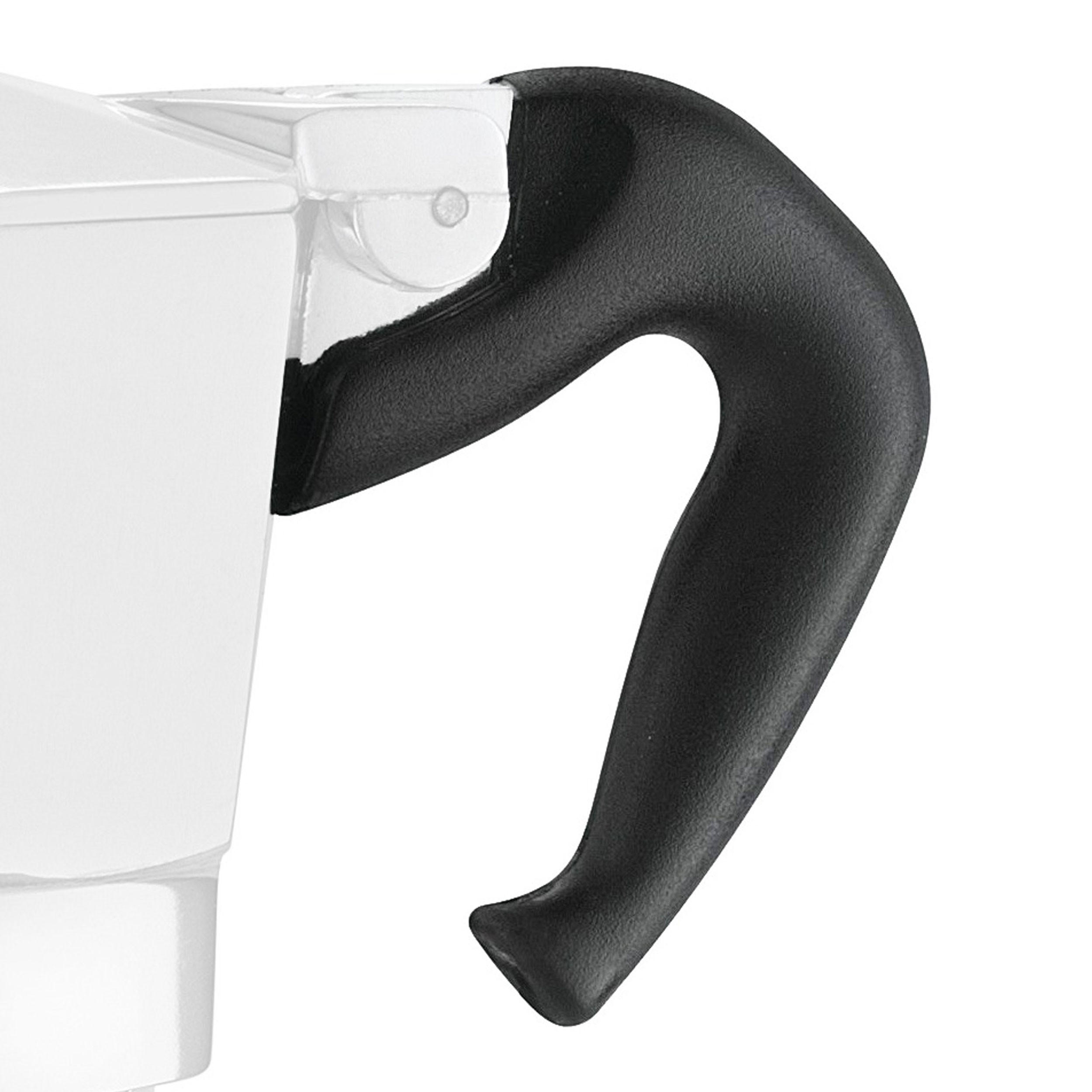 GRIFF für Moka Express Espressokocher 1/2 Tassen - Silberfarben, Metall - Bialetti