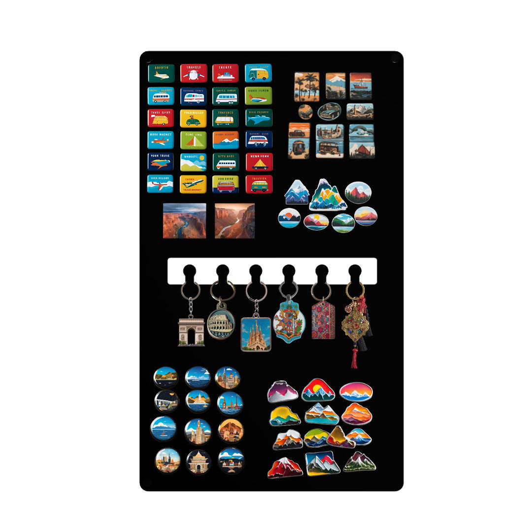 Anwicar Magnettafel Schwarz 30x70x0.7 cm