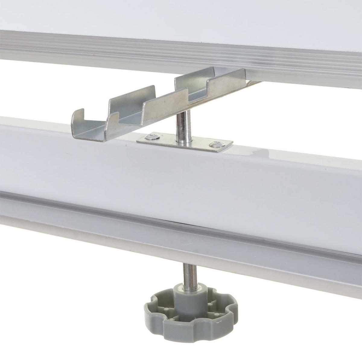 WHITEBOARD Weiß - Weiß, Metall (186/186/56cm) - Jamb
