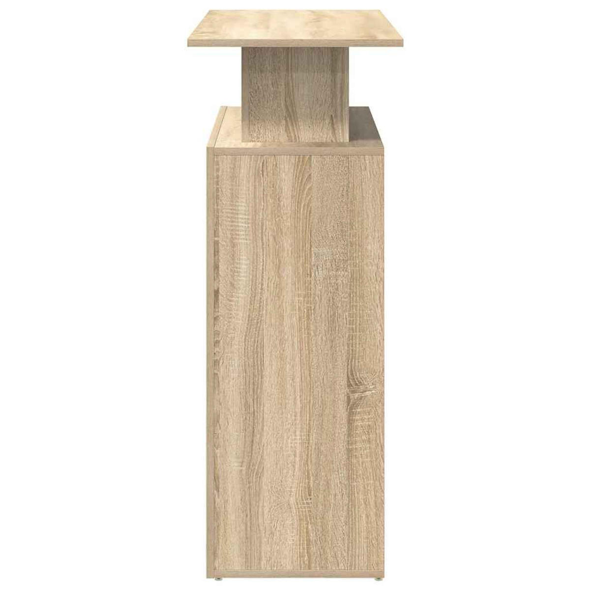 EMPFANGSTHEKE mit 3 Fächern 100/40/104 cm aus Holzwerkstoff Sonoma-Eiche Dekor - Sonoma Eiche, Holz (40/100/104cm) - vidaXL