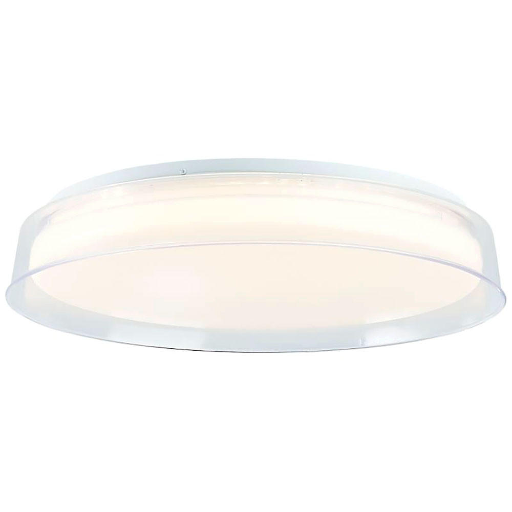 LED DECKENLEUCHTE Weiß Kunststoff - Weiß, Metall (41/41/8cm) - Brilliant