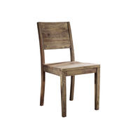 STUHL Massivholz 45 x 45 x 90 cm grau NATURE GREY #705 - Grau, Holz (45/90/45cm) - Massivmoebel24