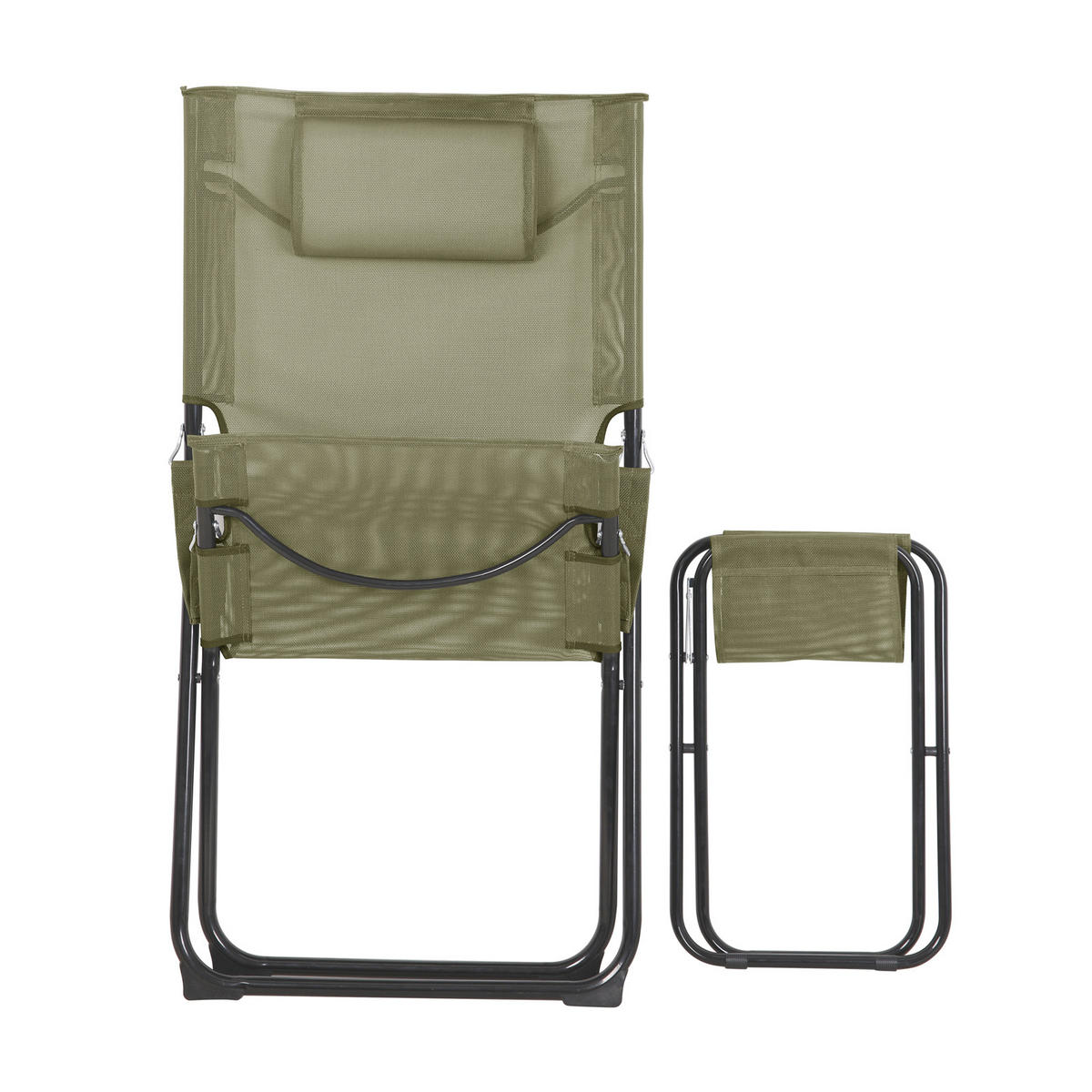 RELAXSESSEL Tomra Grün - Grün, Metall (61/93/77cm) - SVITA