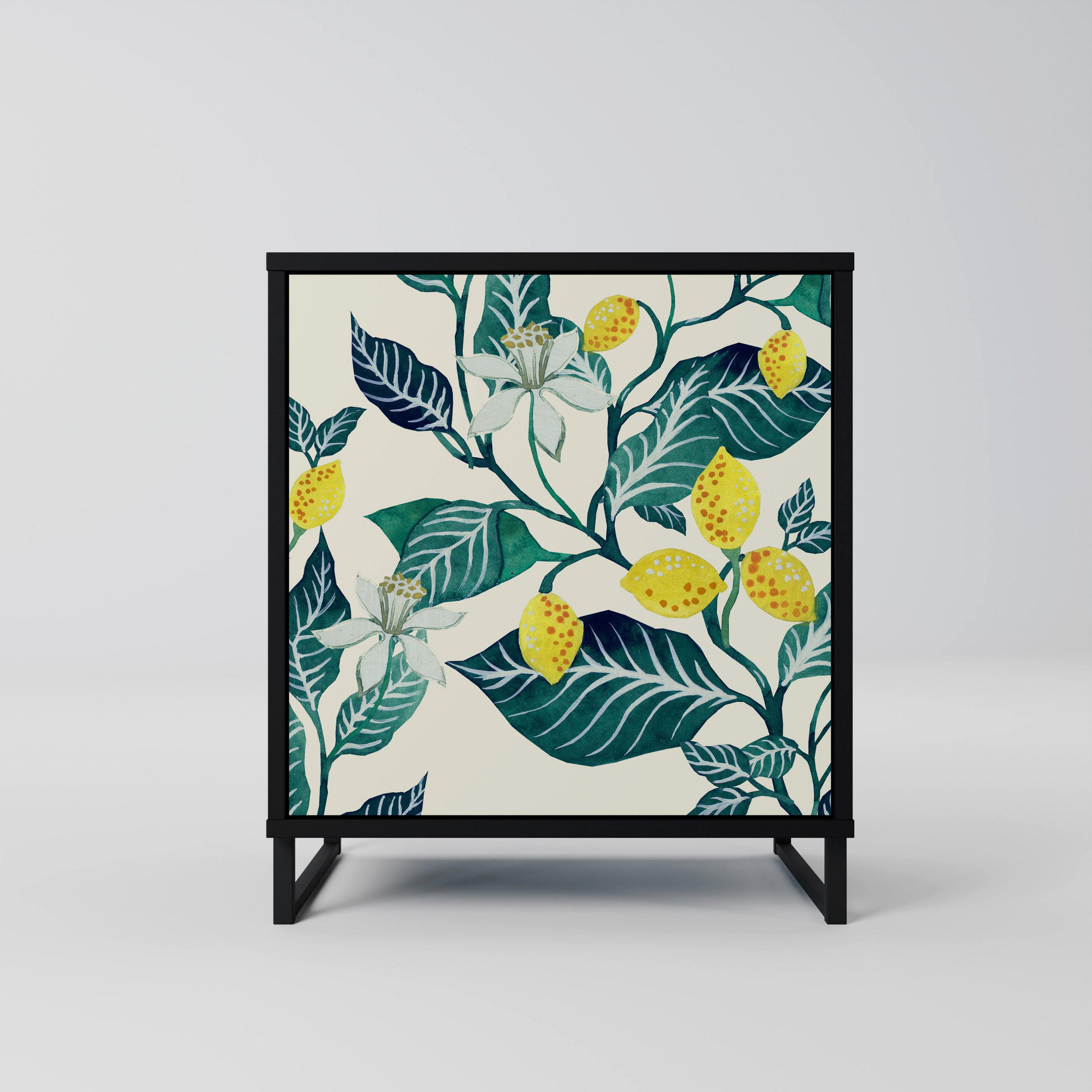SpaceRebels Sideboard Schwarz 57.5x67.5x42 cm
