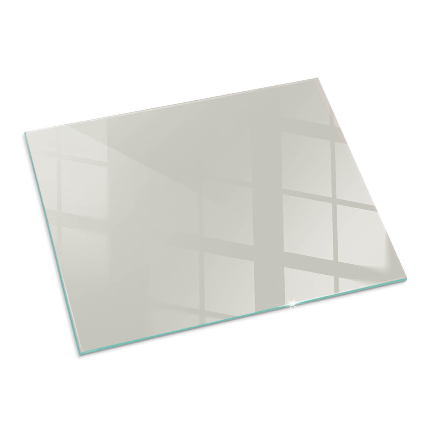 ArtPrintCave Glasplatte Creme 80x60x0.4 cm