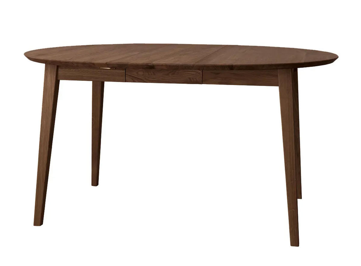 ESSTISCH Orbetello Eiche Tabak 90-140 / 90 / 74,5cm - Dunkelbraun, Holz (90/140/74.5cm) - Feldmann-Wohnen