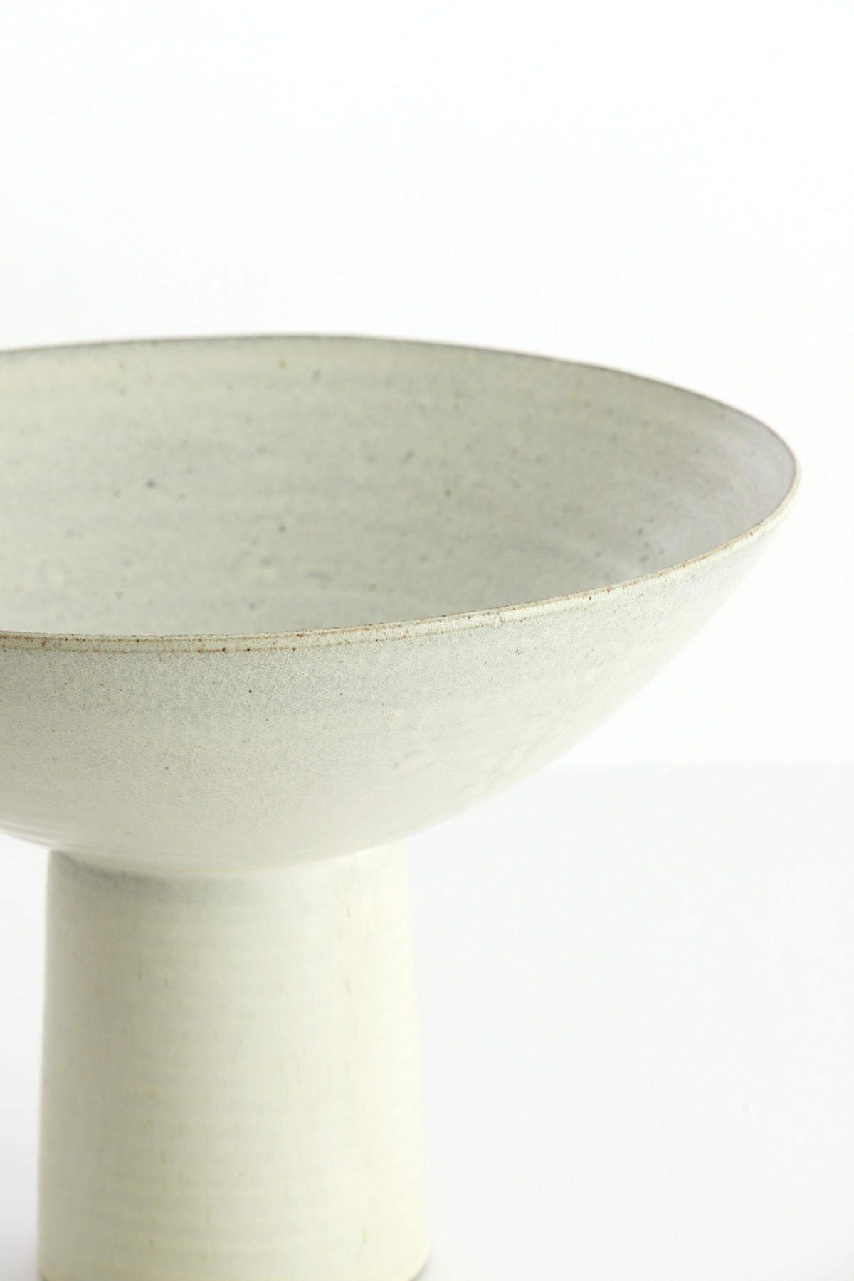 SCHALE Vasco Weiß Ø35,5/25,5 cm - Weiß, Keramik (25.5cm) - Light & Living