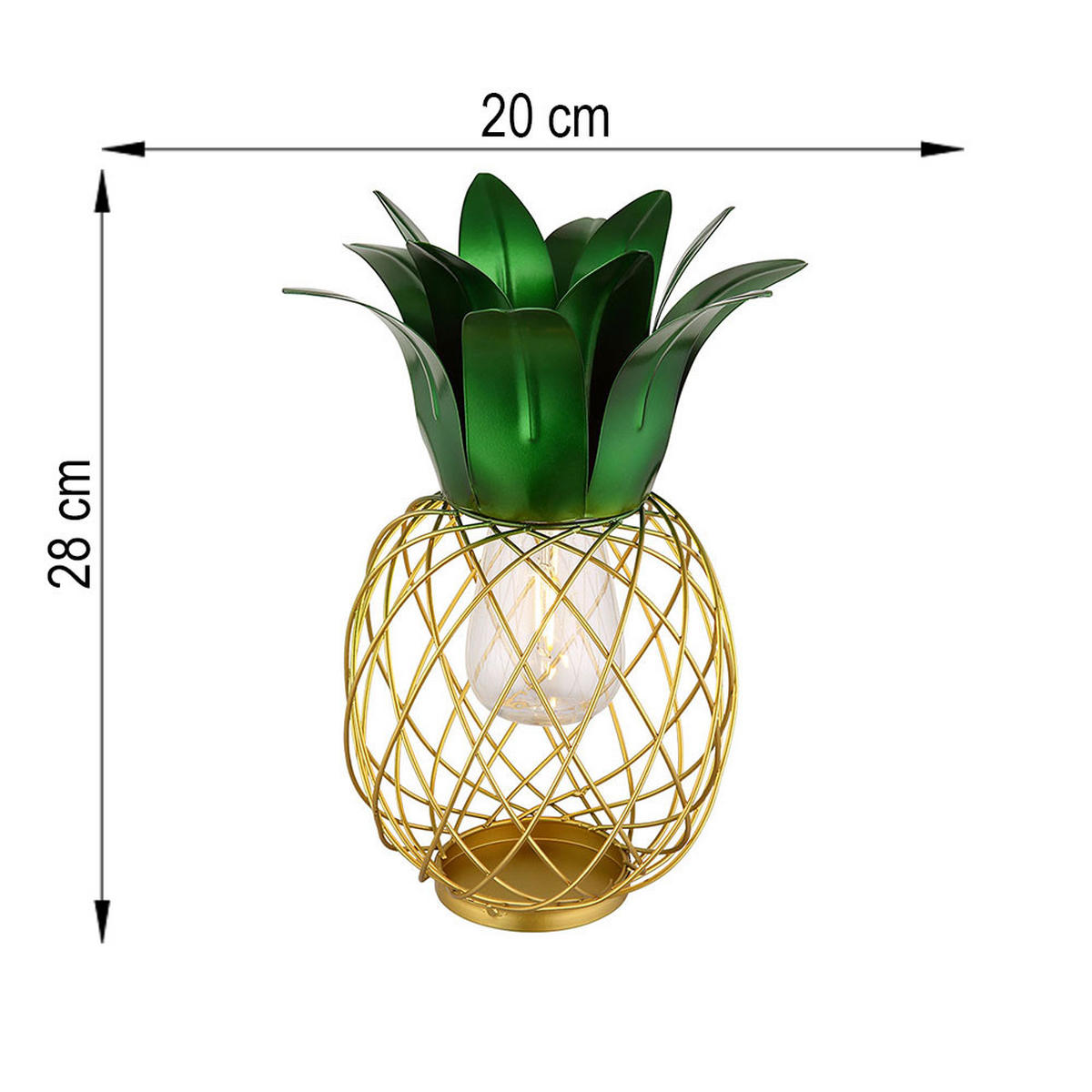 LED AUSSENLEUCHTE Solarleuchte 2er Set - Multicolor, Metall (20/20/28cm) - Globo Lighting