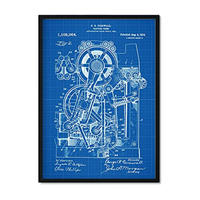 POSTER Druckmaschine Patent A3 Rahmenlos - Klar, Papier (29.7/5/42cm) - Nacnic