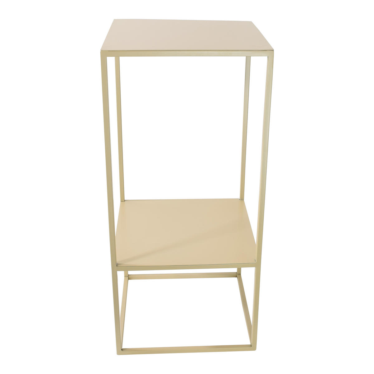 BLUMENTISCH Beran - Beige, Metall (35/35/76cm) - LOFT42