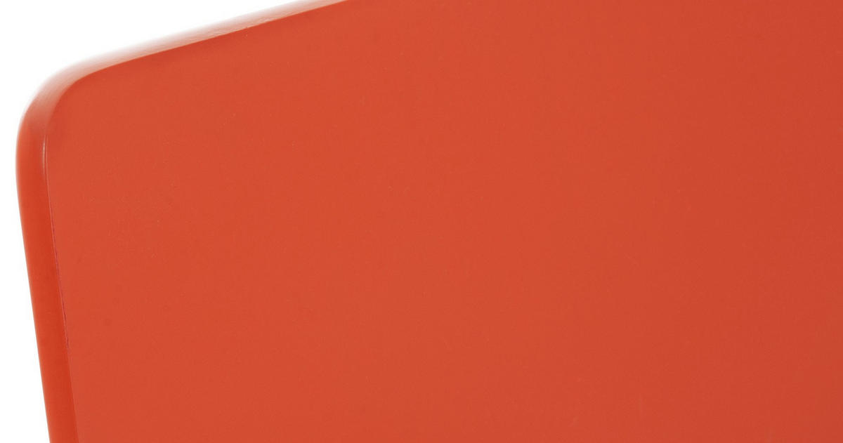 BESUCHERSTUHL 16er Set Holz orange - Orange, Holz/Metall (43/87/47cm) - CLP