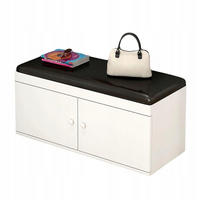 SCHUHSCHRANK modern 60/35/32 cm - Weiß, Holz (60/32cm) - MUVU