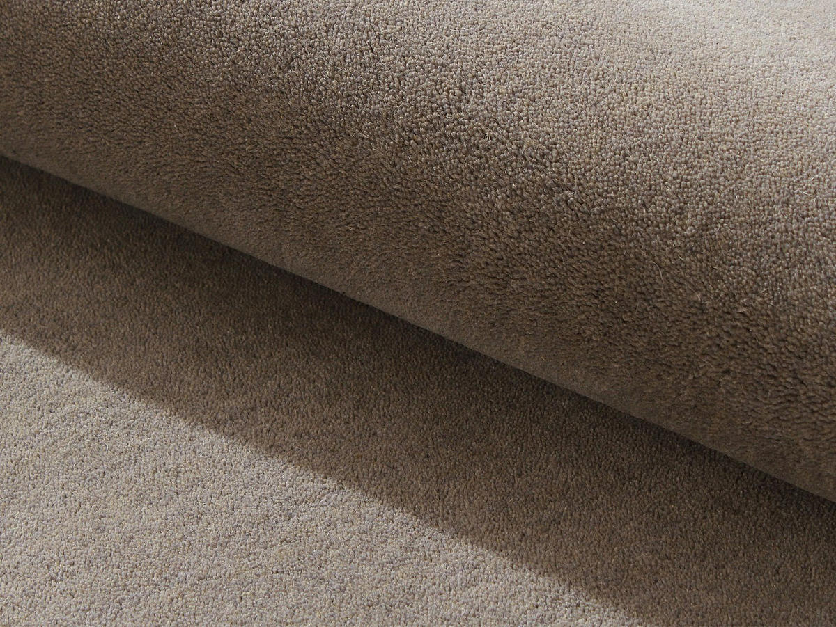 WOHNZIMMERTEPPICH - 200 cm x 200 cm - stoff - taupe Selina - Taupe, Textil (200/200cm) - Vente-Unique