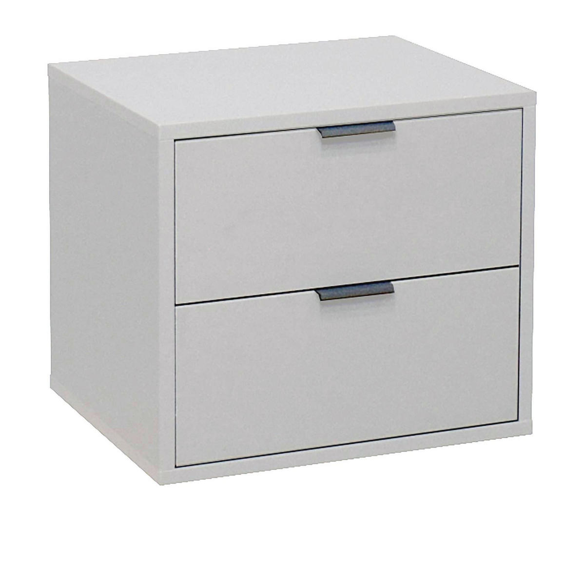 KOMMODE Erna 51x45x47 Kreidegrau matt Lack - Hellgrau, Holzwerkstoff (51/47/45cm) - 58aufmkessel