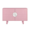 SIDEBOARD Zoe, Mit Marmor, 140 cm, Rosa - Hellrosa, Holz/Holzwerkstoff (140/90/40cm) - Dancan