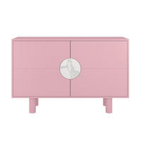 SIDEBOARD Zoe, Mit Marmor, 140 cm, Rosa - Hellrosa, Holz/Holzwerkstoff (140/90/40cm) - Dancan