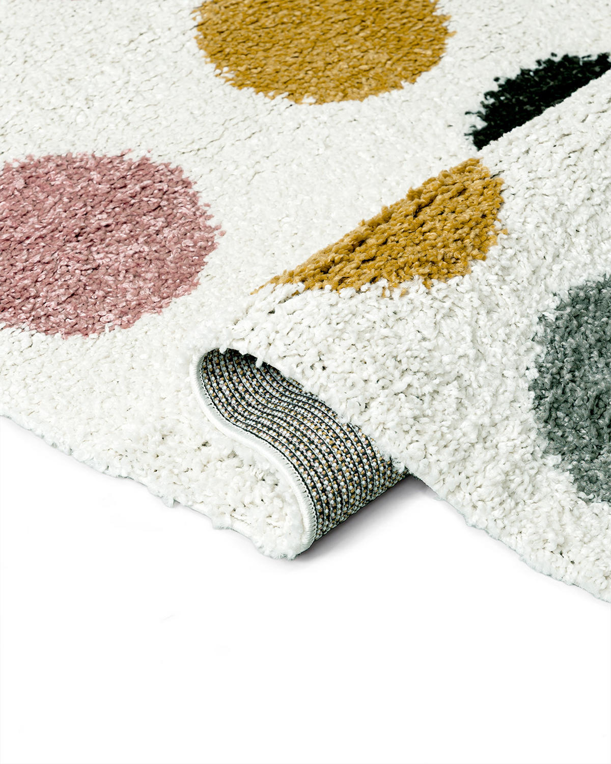 KINDERTEPPICH Ibi Estilo Mazovia 140x200cm Creme Rosa Geometrisch Langflor - Creme, Textil (140/200cm) - Mazovia