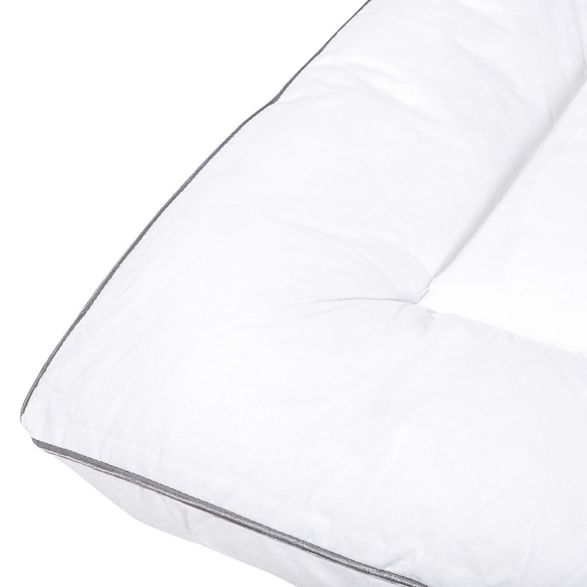 PŘIKRÝVKA Mikrofaser Středně teplá 135/200 cm Howerla - bílá, textil (200/135cm) - Beliani
