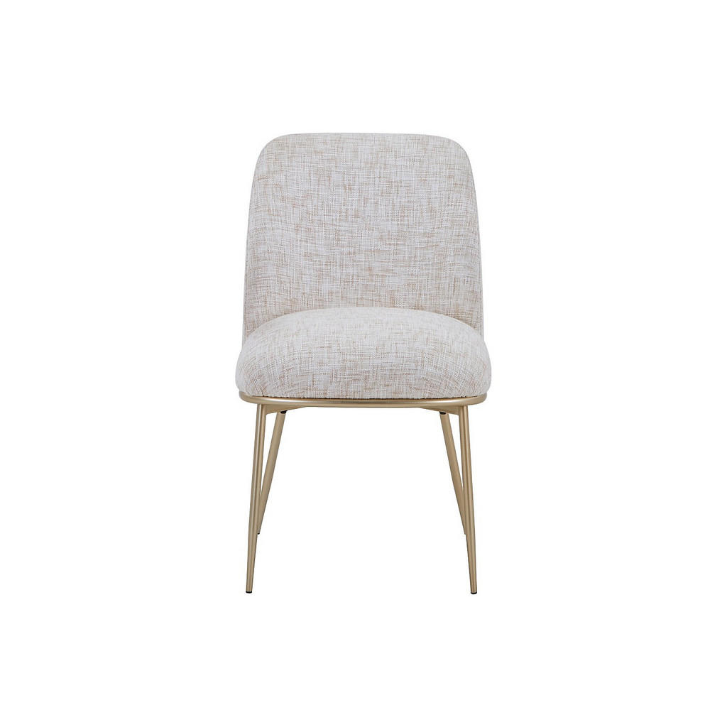 Thumbnail - Vente-Unique 6Er-Set, Creme, Textil, Uni, 50x86.5x61 cm, Esszimmer, Stühle, Esszimmerstühle, Vierfußstühle