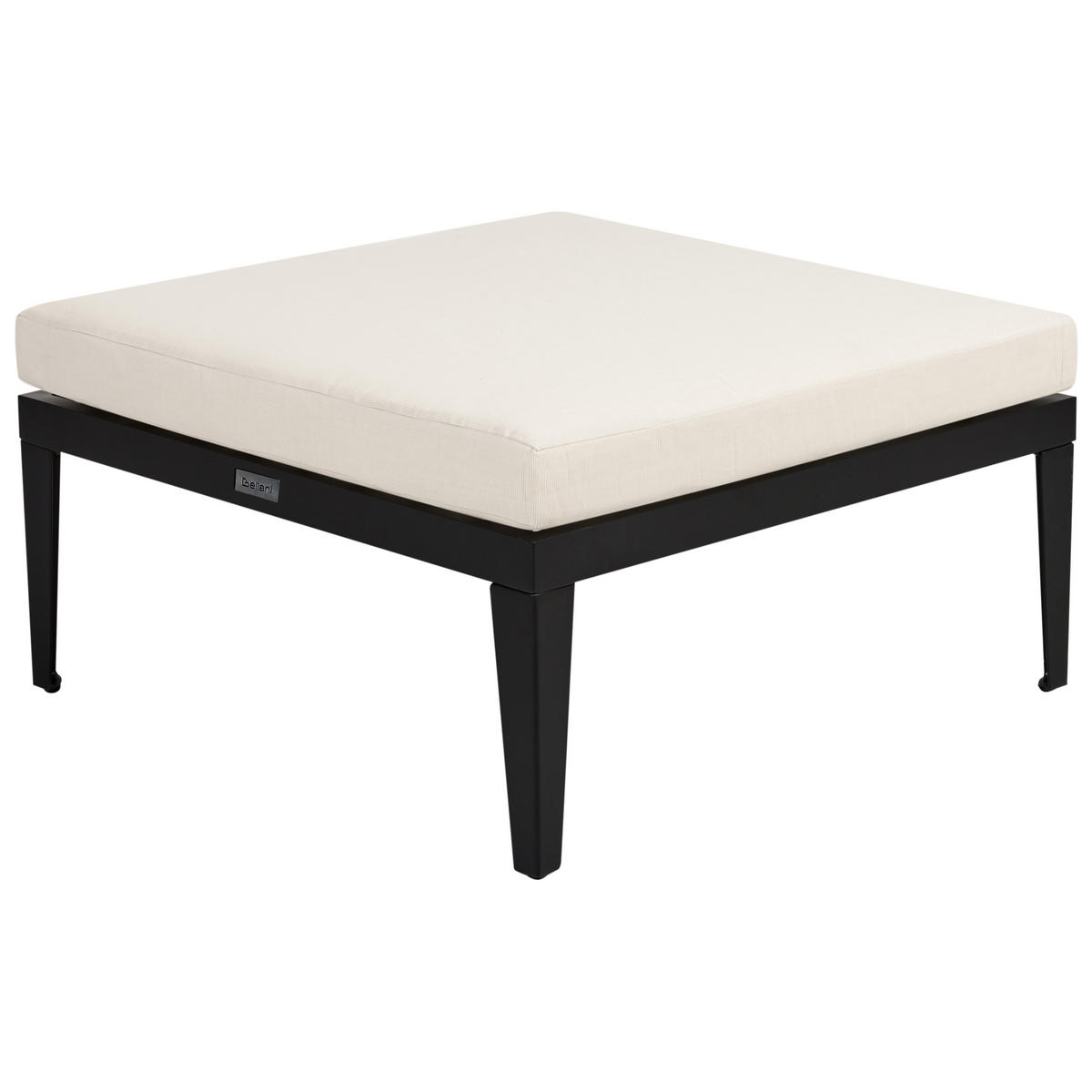 LOUNGE-SET 3-Sitzer Beige Bracciano - Hellbraun/Beige, Holz - Beliani