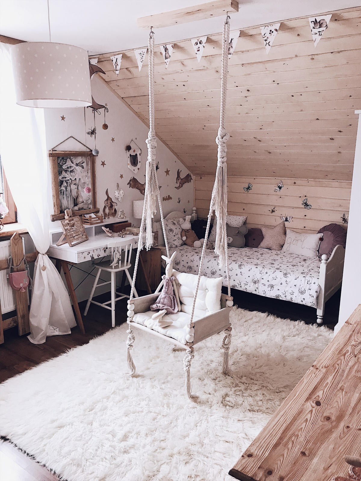 FLOKATI WOLLE 60/120 cm - Beige, Textil (60/120cm) - rugsX