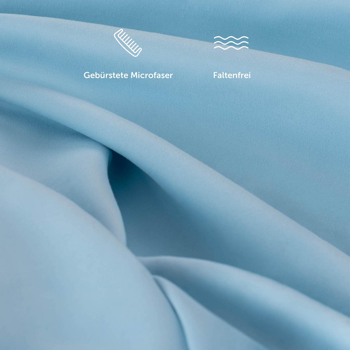 SPANNBETTLAKEN 120/200/30 cm Hellblau - Hellblau, Textil (120/200cm) - Blumtal