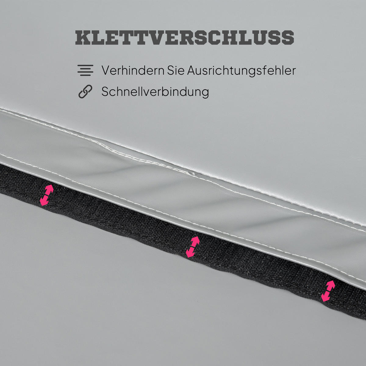 TANZSTANGENMATTE, Ø 150cm Stangentanz Schutzmatte, 5 cm dick Pole Dance Matte - Hellgrau, Kunststoff (150/150cm) - HOMCOM