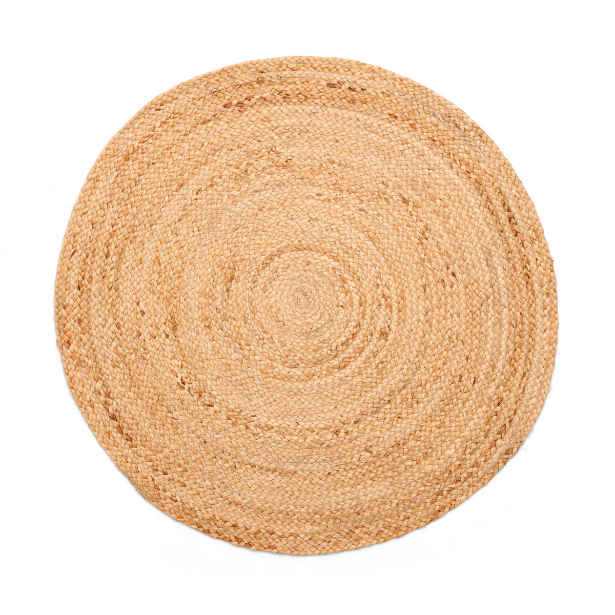 JUTETEPPICH Nitin natur 100/100 cm - Naturfarben, Naturmaterialien (100/100cm) - My-Rug