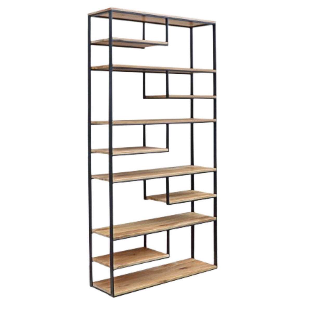 BÜCHERREGAL aus Eiche für das Wohnzimmer DERA - Eichefarben, Holz (120/190/35cm) - Rawood Furniture