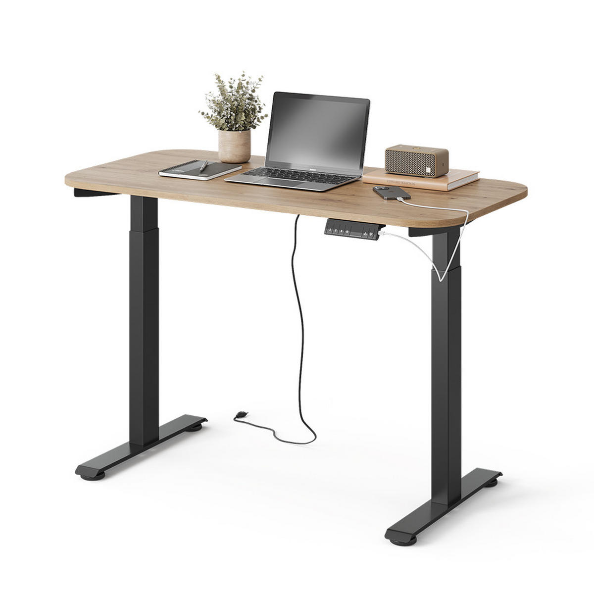 STOLNÍ NOHY Elevate Antracit - černá, kov (57.5/180/120cm) - Vicco