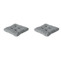 SITZKISSEN Basic 60/60 cm 2er-Set - Grau, Textil (60/8/60cm) - Madison