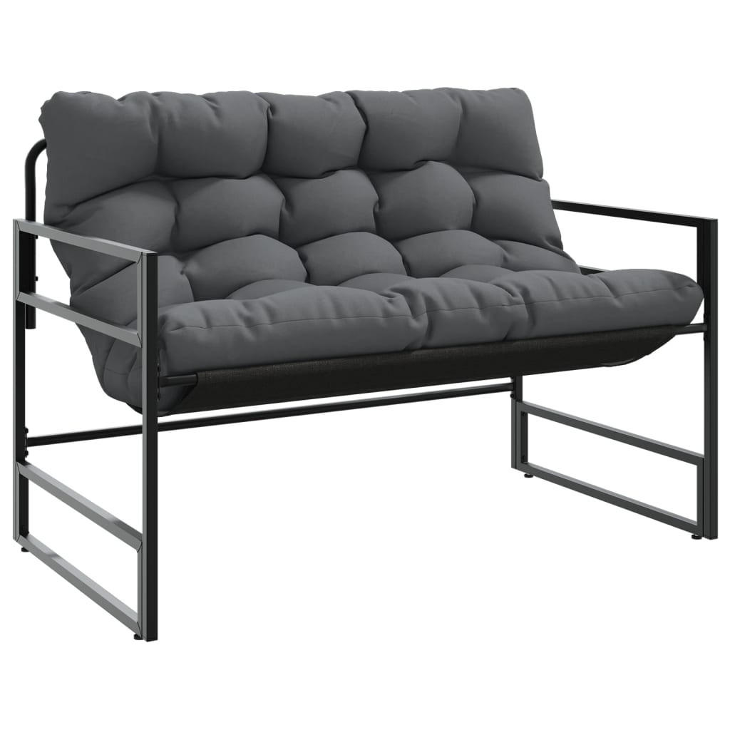 furnicato Gartenbank Anthrazit 113x76x67 cm