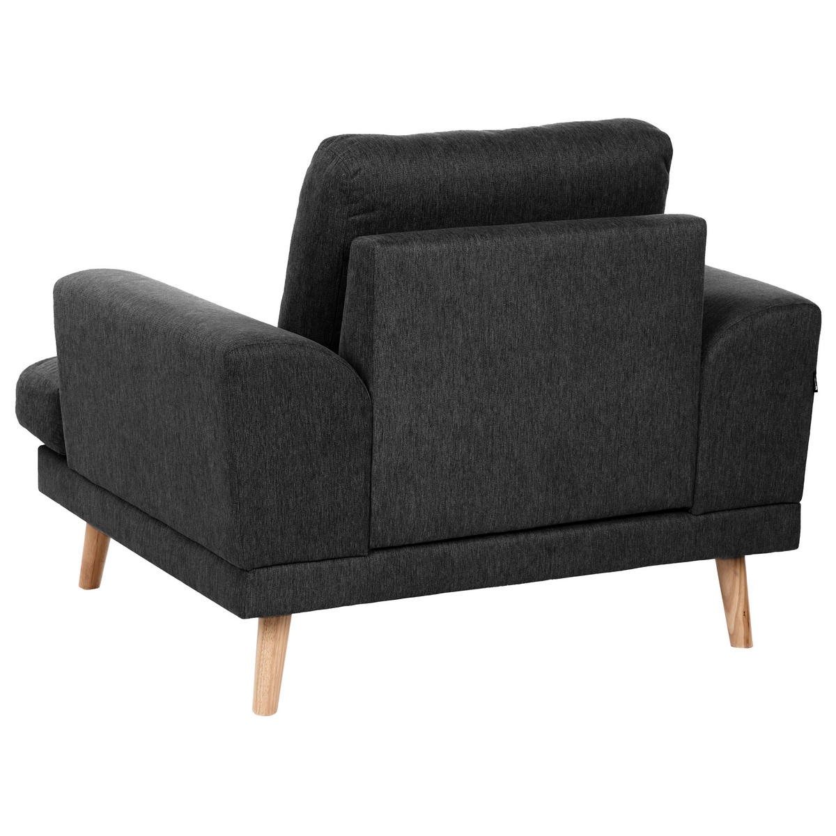 SESSEL Stoff Schwarz Kildal - Schwarz, Textil (114/90/96cm) - Beliani