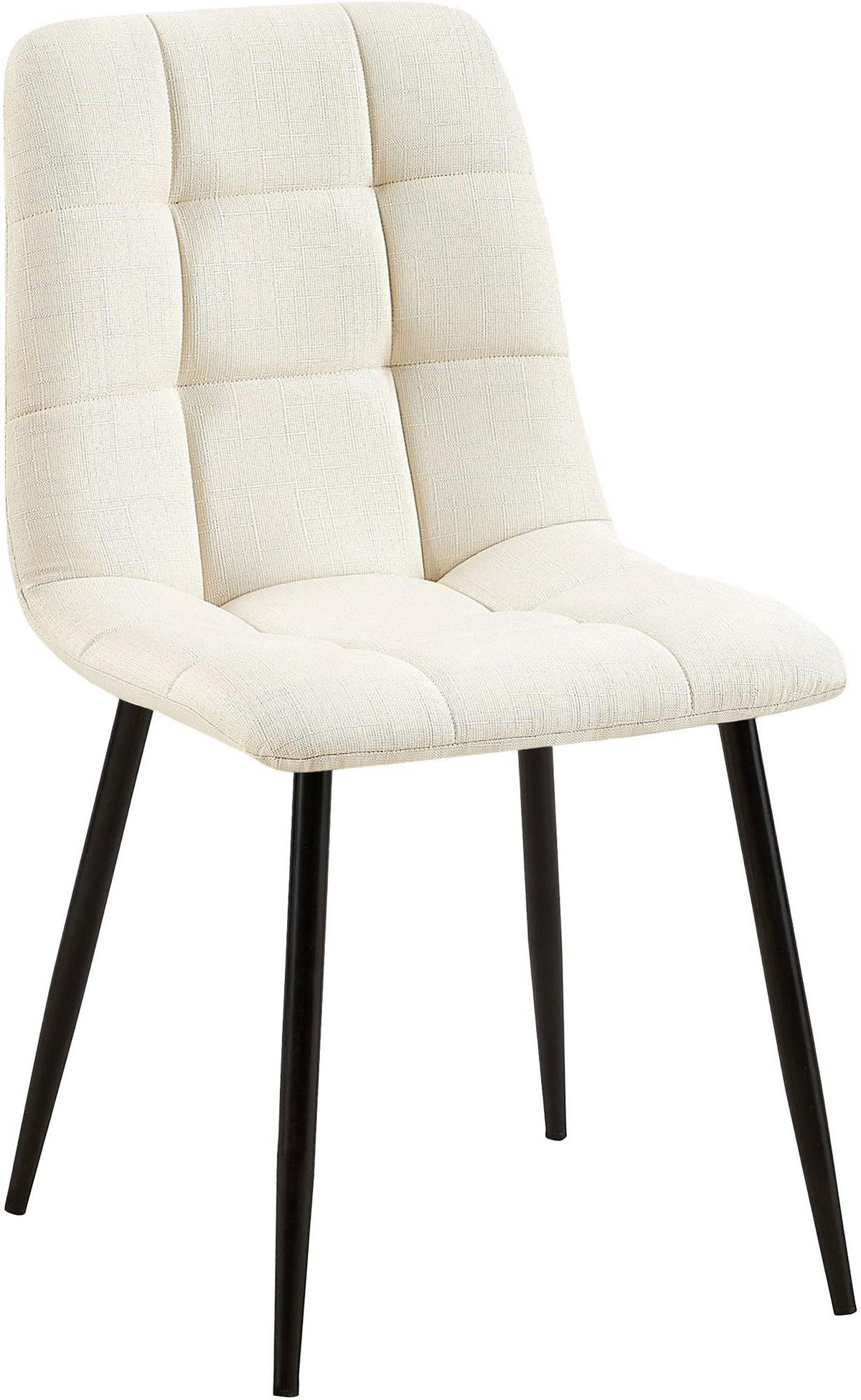 STUHL Stoff Creme - Creme, Textil/Metall (45/84/55cm) - CLP
