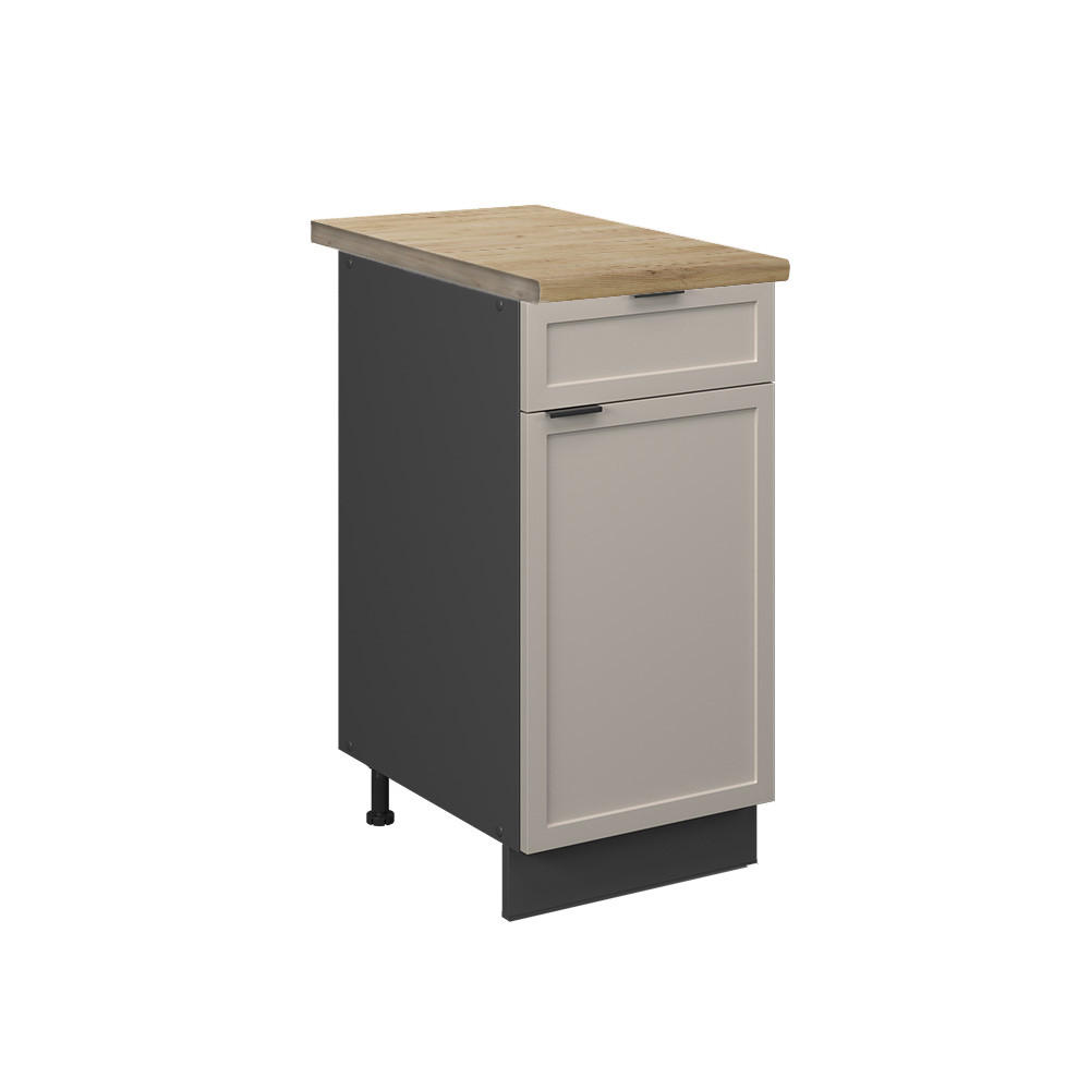 Vicco SPODNÍ SKŘÍŇKA KUCHYŇSKÉ LINKY Fame-Line GreyBeige 40 cm , PD Dub