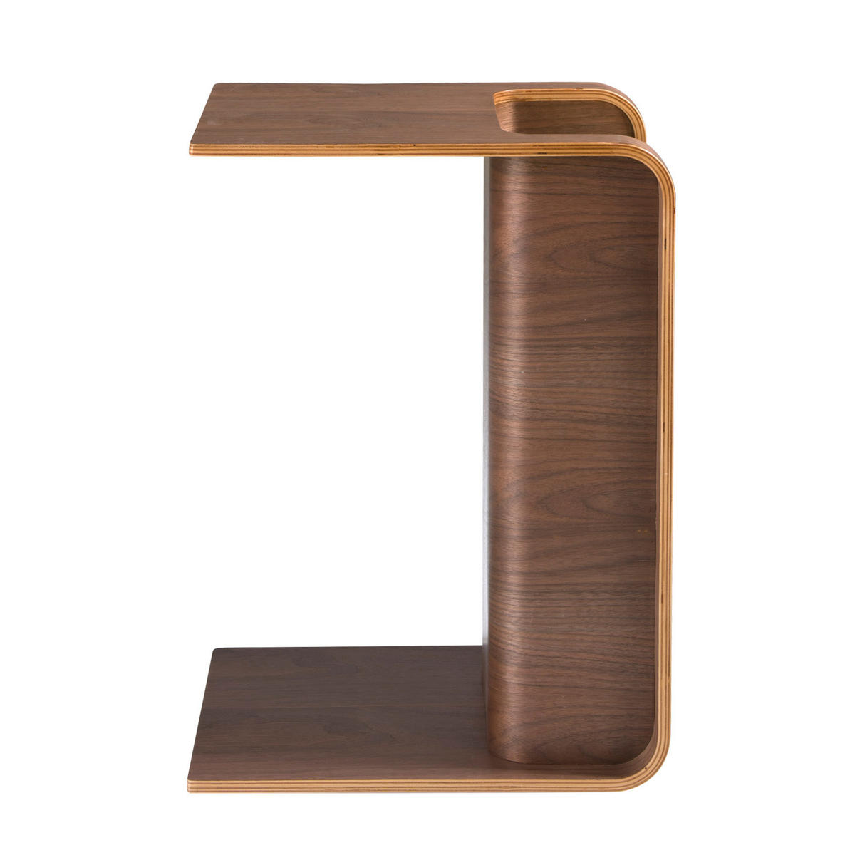 ECKTISCH Walnuss 35 / 45 / 60 cm - Nussbaumfarben, Holz (45/35/60cm) - ANGEL CERDA