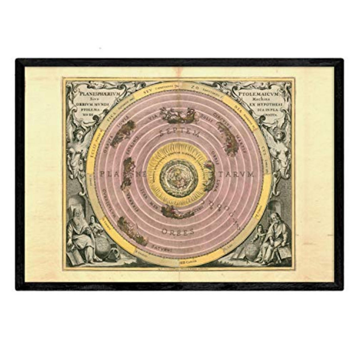 POSTER Astronomie Historische Sternkarte A3 Rahmenlos - Klar, Papier (29.7/5/42cm) - Nacnic