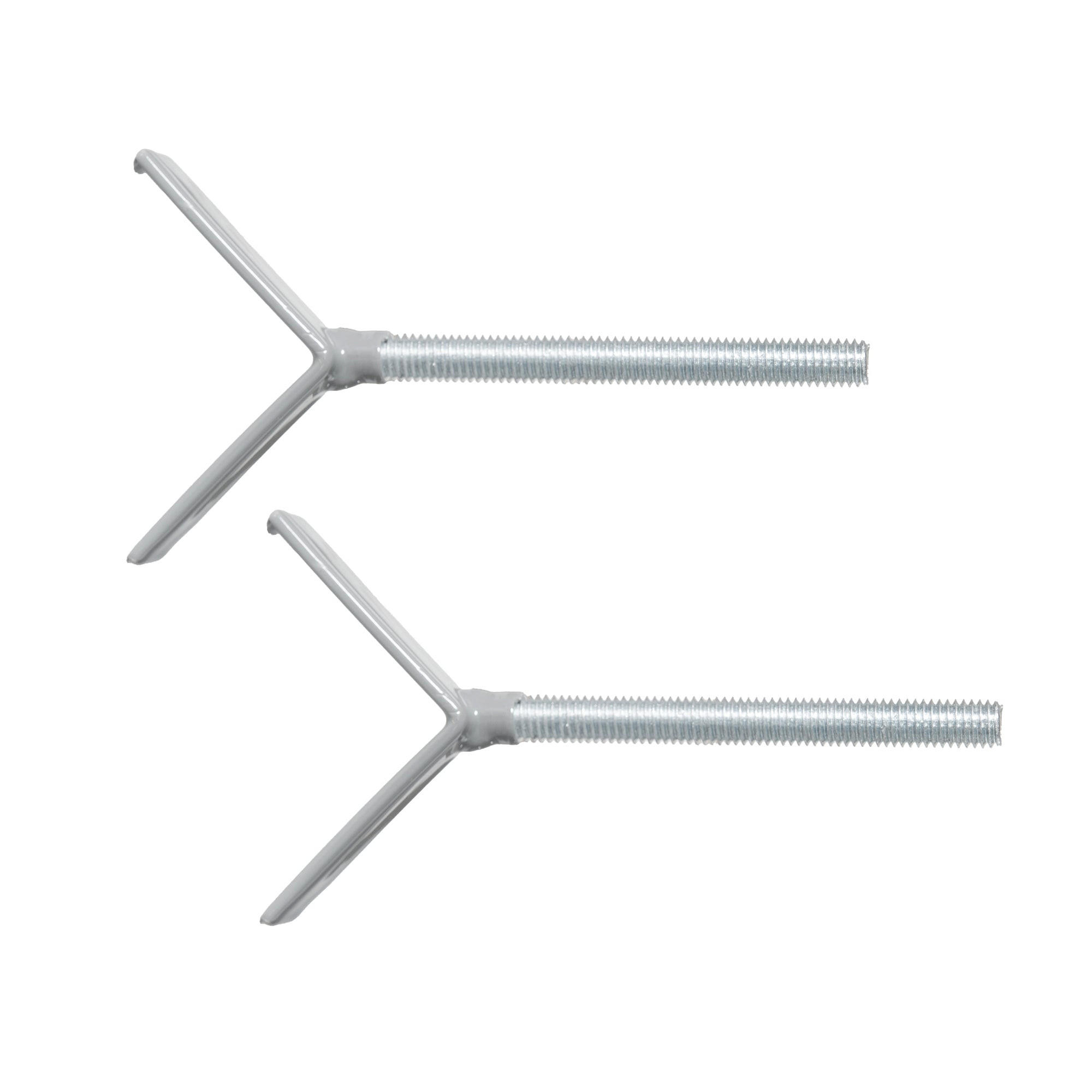 TREPPENBEFESTIGUNG für Türschutzgitter easySafe+ 2erSet Y-Spindeln - Silberfarben, Metall (13/2.7cm) - Roba