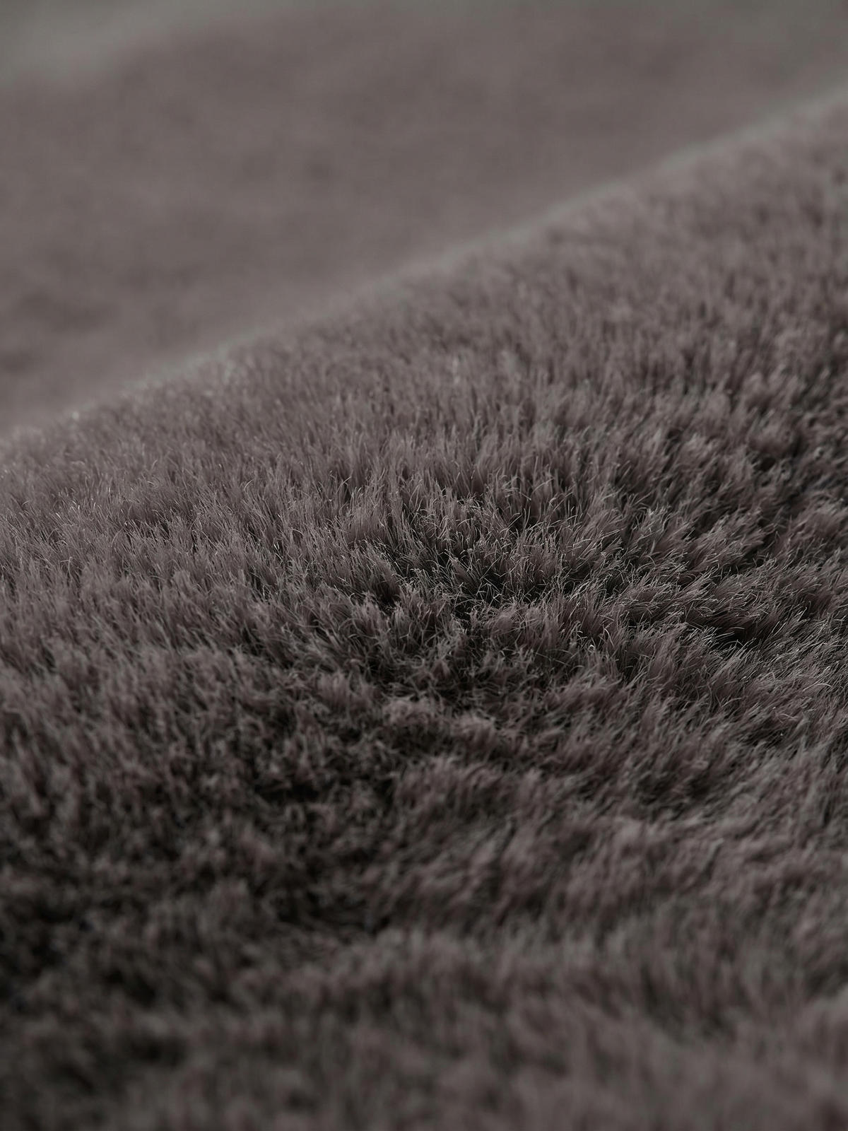 KURZFLORTEPPICH Antirutsch Uni RUTOR Polyester Anthrazit 160 x 220 cm - Anthrazit, Textil (160/220cm) - KADIMA DESIGN