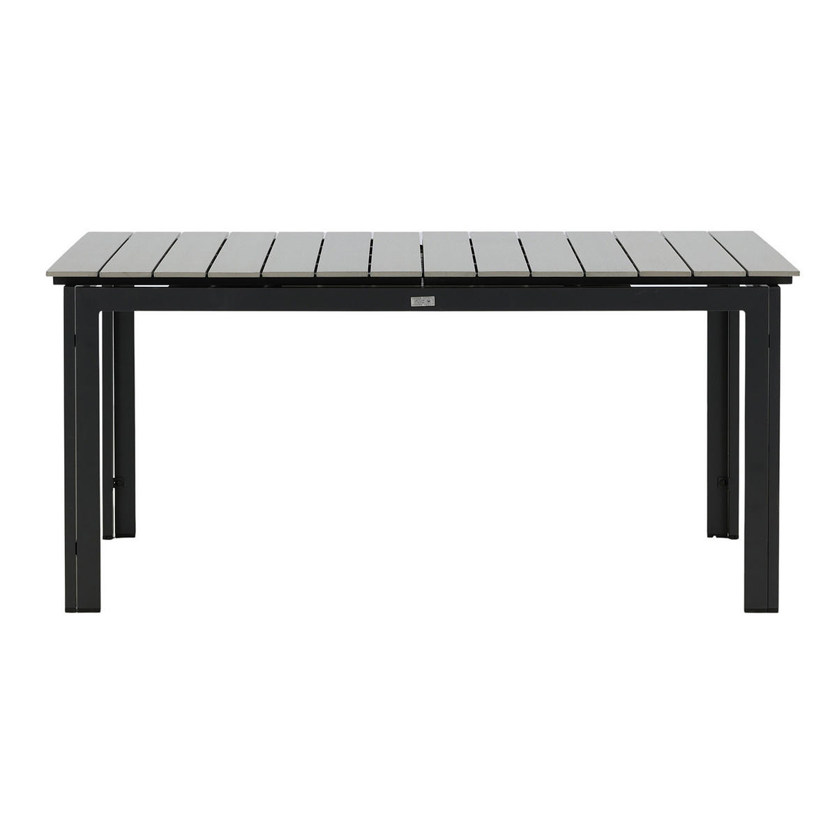 GARTENTISCH - Schwarz, Metall (160/100/75cm) - home24
