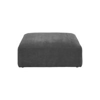 SOFA SITZELEMENT SEPHI Anthrazit Cord - Anthrazit/Schwarz, Kunststoff/Textil (107/39/107cm) - KAWOLA
