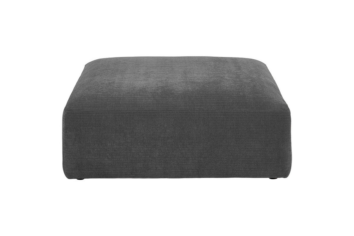 SOFA SITZELEMENT SEPHI Anthrazit Cord - Anthrazit/Schwarz, Kunststoff/Textil (107/39/107cm) - KAWOLA