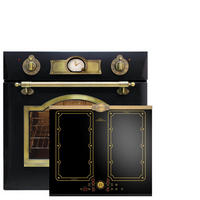 BACKOFEN-SET Elektro Einbaubackofen, 60 cm EH 6355 Em+ KCT 6192 Fi Em Induktionskochfeld 60 cm - Schwarz, Metall (59.4/59.4/57.5cm) - Kaiser Küchengeräte