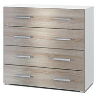 KOMMODE Pavos Eiche sägerau - Eiche San Remo, Holzwerkstoff (76/72/35cm) - Vladon