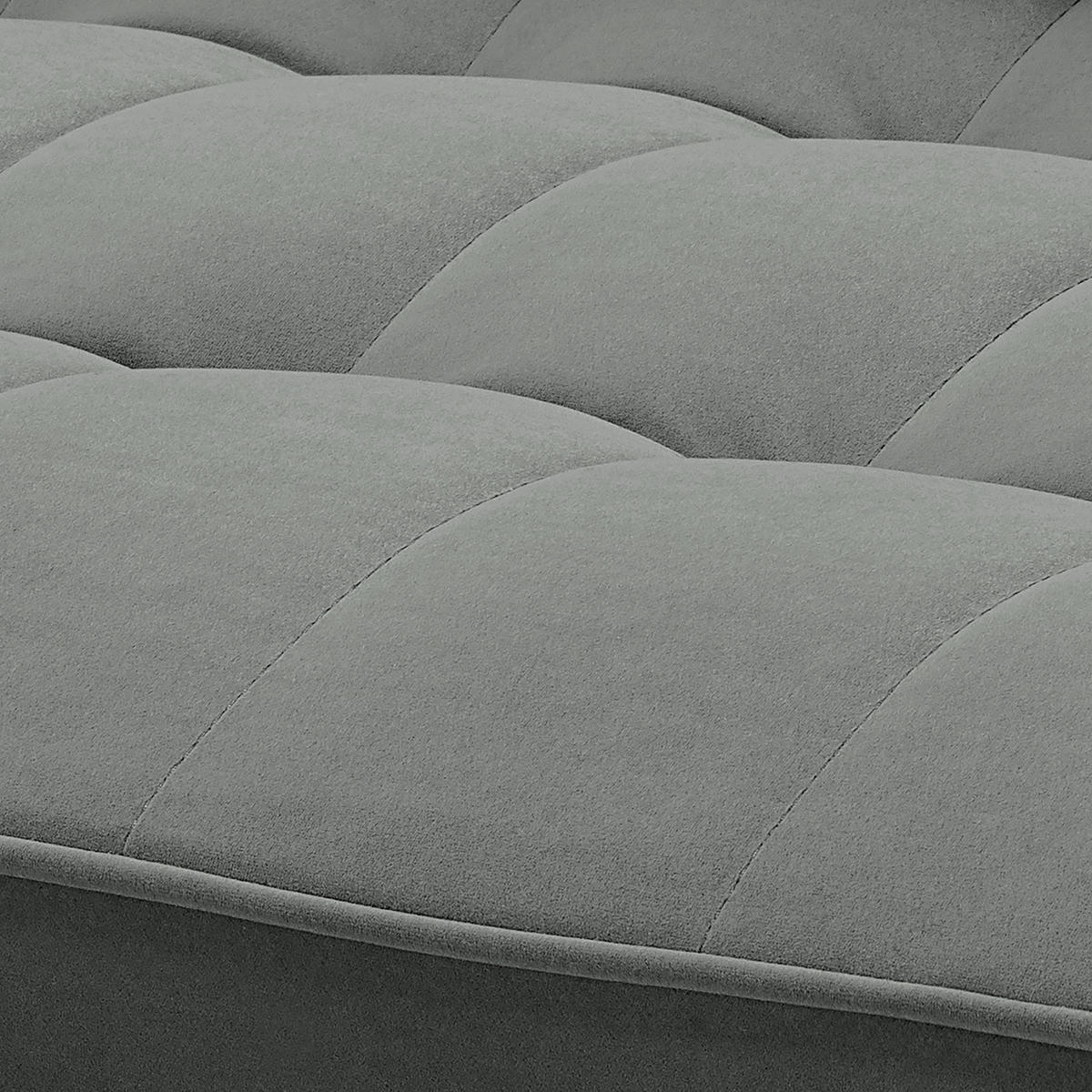 SESSEL - Samt - Dunkelbraun/Grau, Birkenholz/Textil (90/80/86cm) - home24