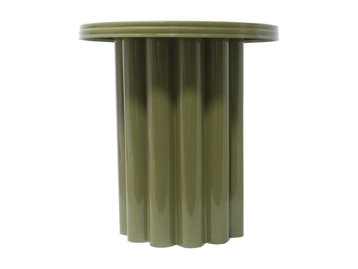 BEISTELLTISCH - 43cm x 43cm - Metall - khaki - BALIA - Grün, Metall (43/43/45cm) - Vente-Unique