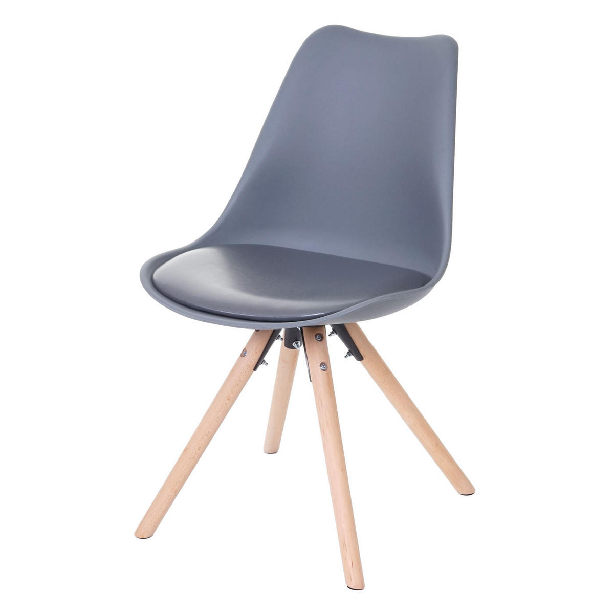 ESSZIMMERSTUHL Grau 2er-Set - Grau, Textil (48/82/53cm) - MCW