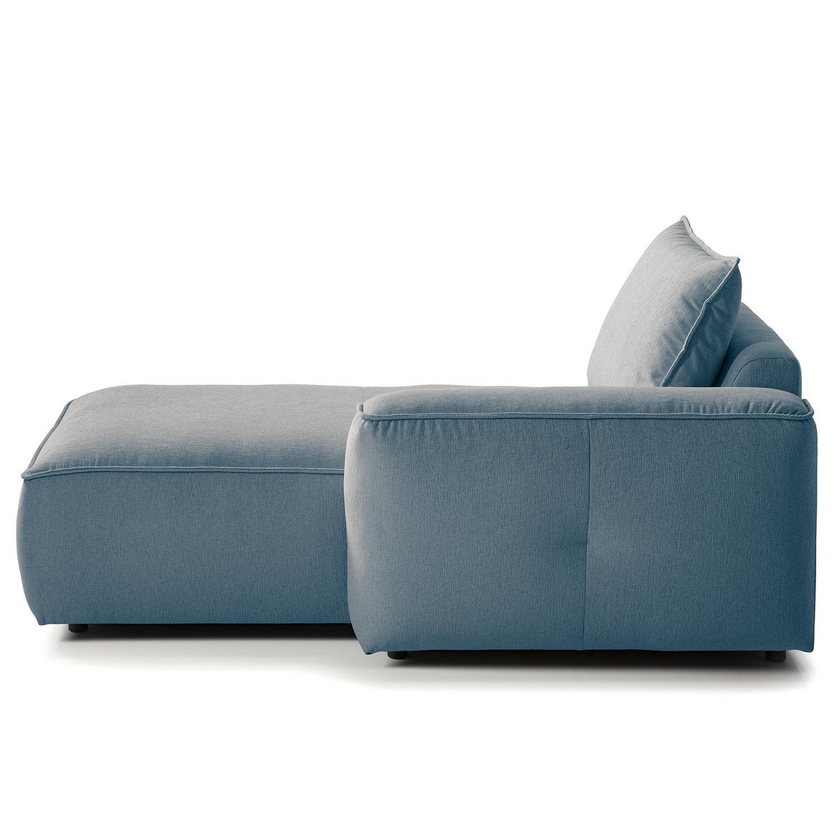 MODULLONGCHAIR - Blau, Holz/Textil (170/82/105cm) - home24