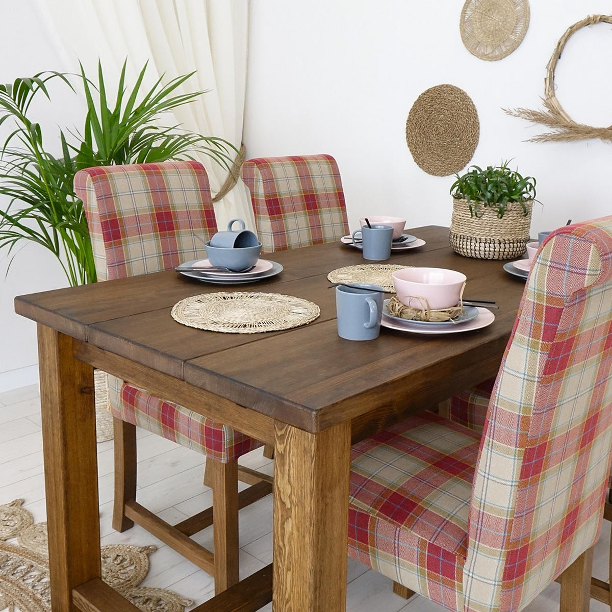 ESSTISCH aus Massivholz 180 cm Rustyk 3 - Dunkelbraun, Holz (180/90/78cm) - Seart